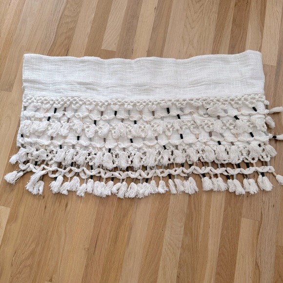 Anthropologie Other - Anthropologie “ Hand made from anthropology curtains window  / Fringe ruffle  /